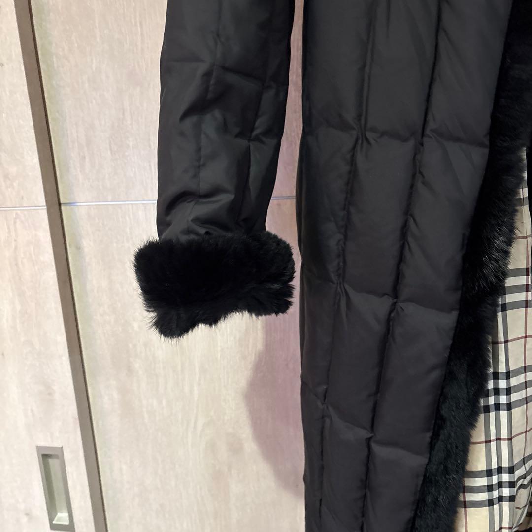 BURBERRY ファー付きダウンジャケット 40
