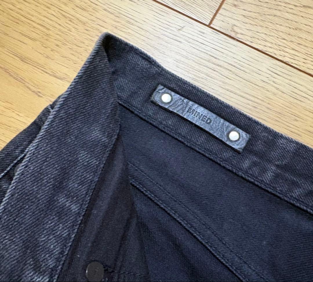 MINEDENIM マインデニム Standard Slim ブラック