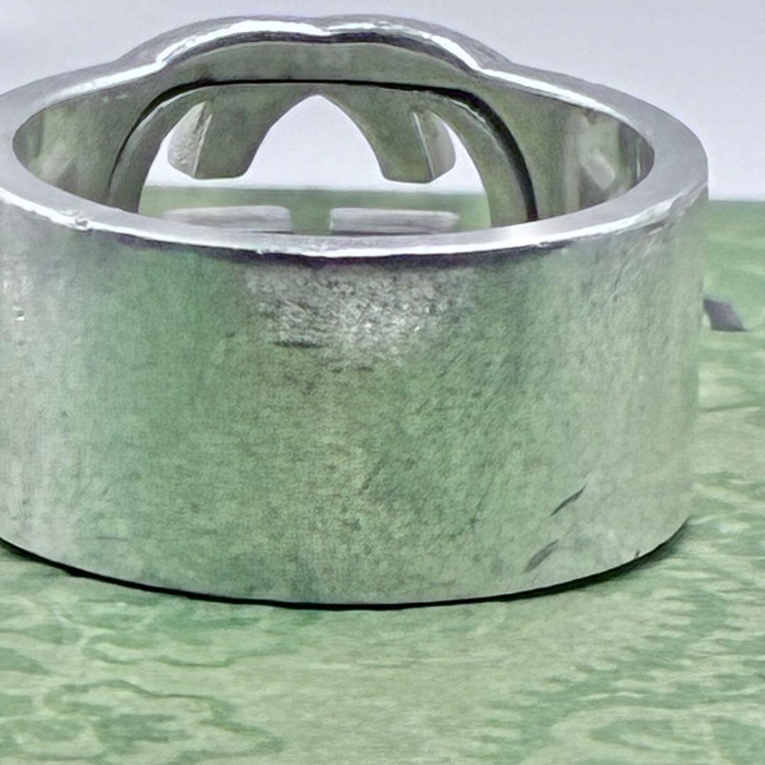 グッチ　14号　インターロッキング　リング　指輪　シルバー925