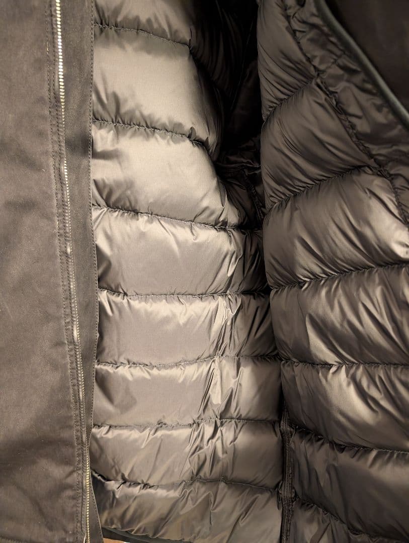 ten-c ANORAK 黒　サイズ50 ライナーダウン付