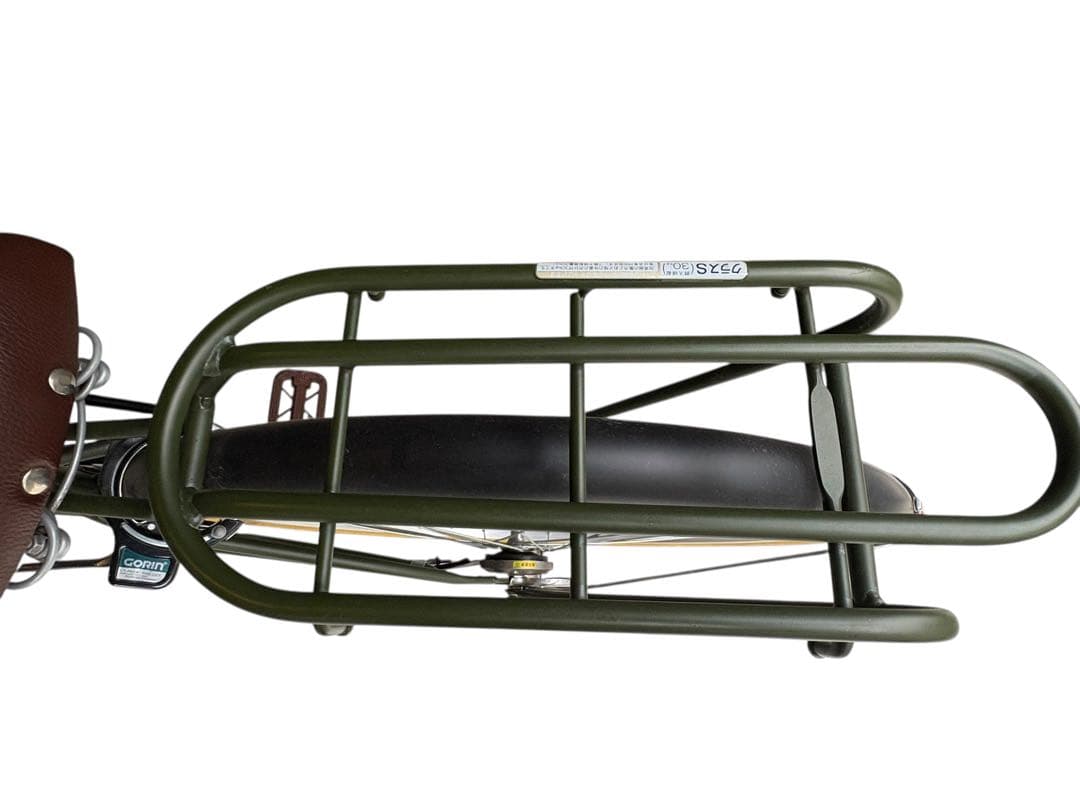 自転車 ベレッグタウン マットグリーン BET76B 外装6段 27インチ