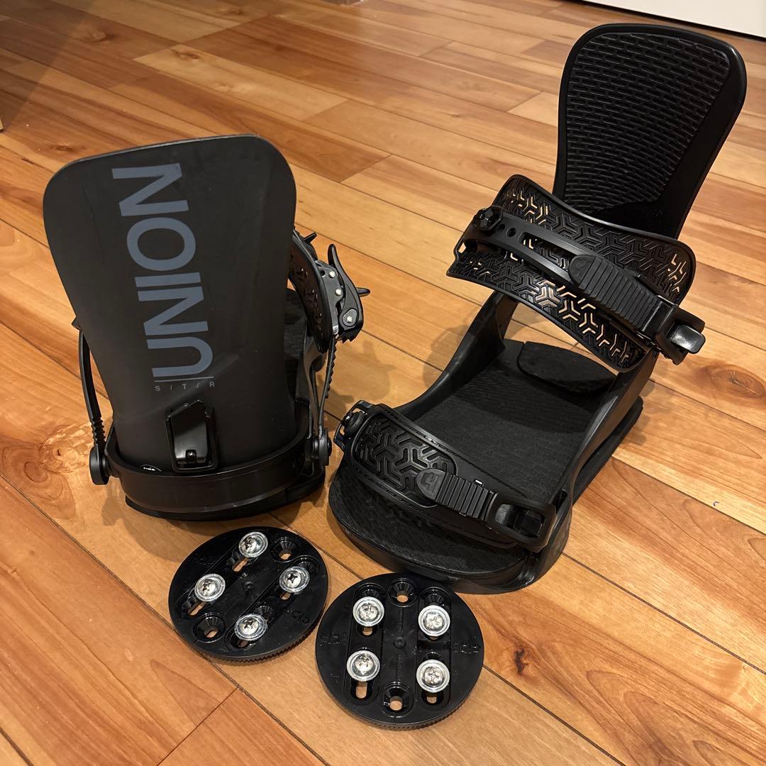 24-25 美品 UNION STR スノーボード バインディング ブラック L