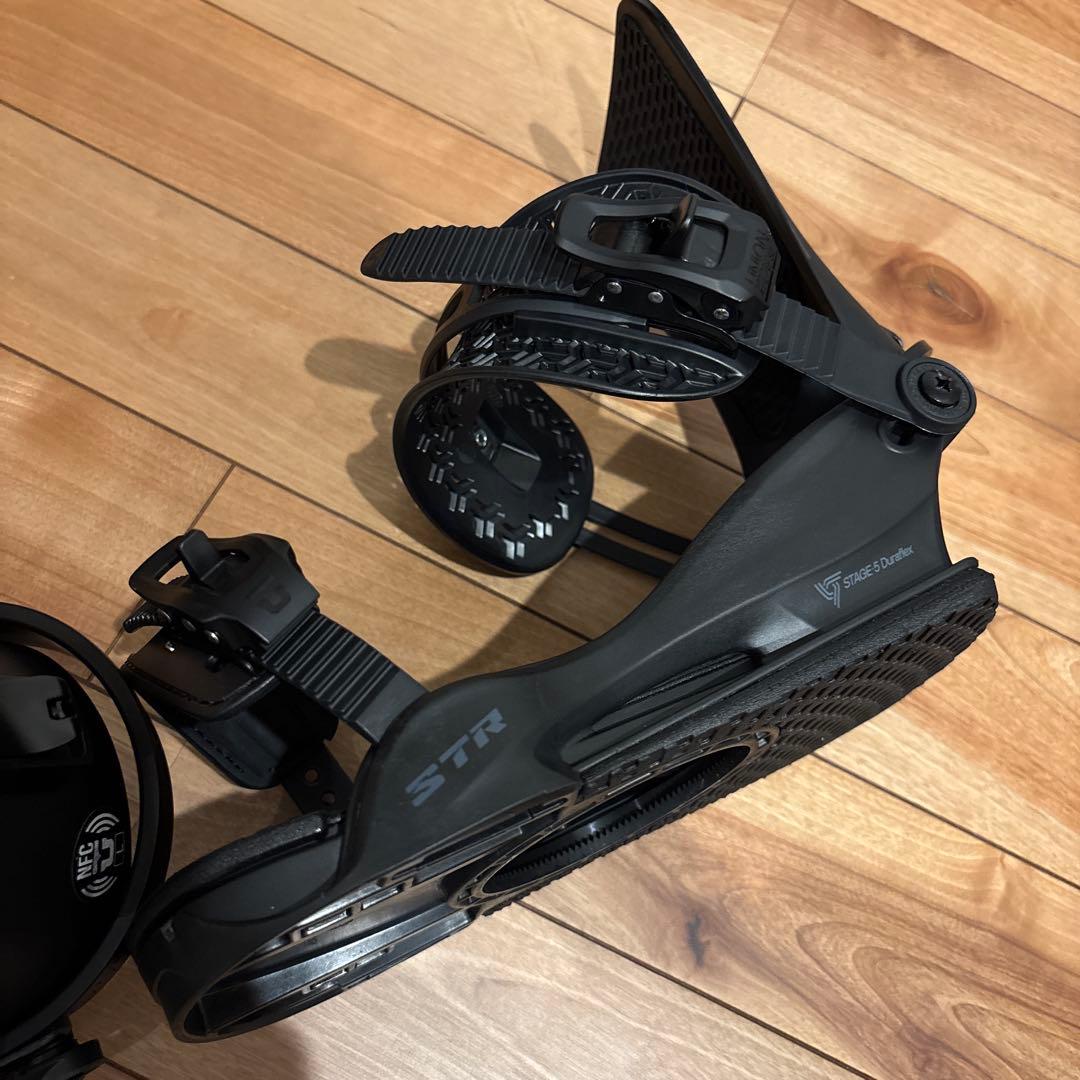 24-25 美品 UNION STR スノーボード バインディング ブラック L