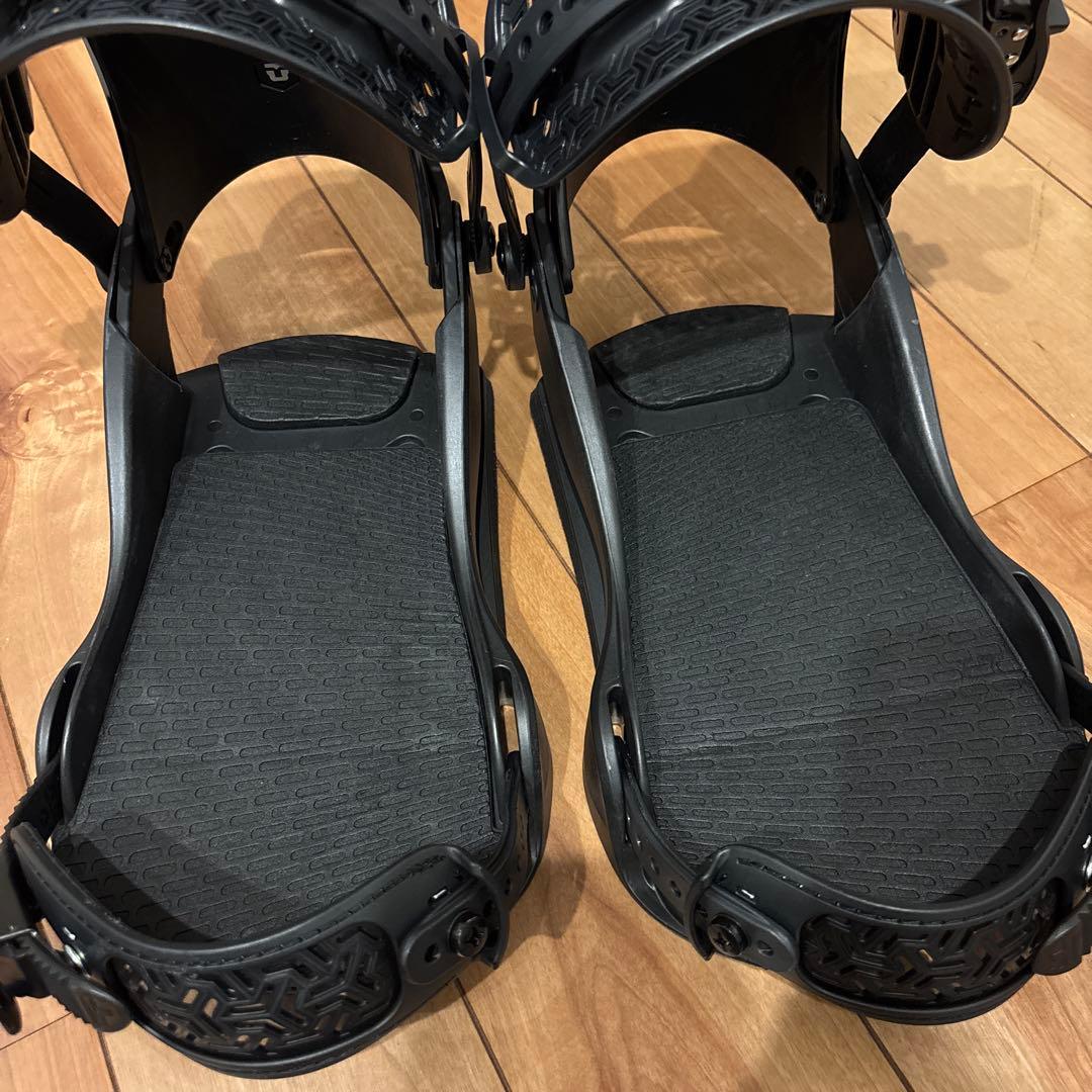 24-25 美品 UNION STR スノーボード バインディング ブラック L