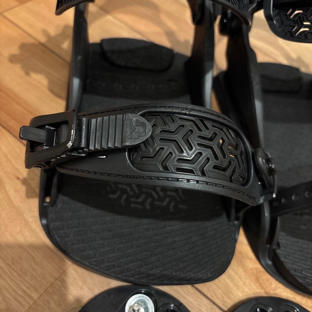 24-25 美品 UNION STR スノーボード バインディング ブラック L