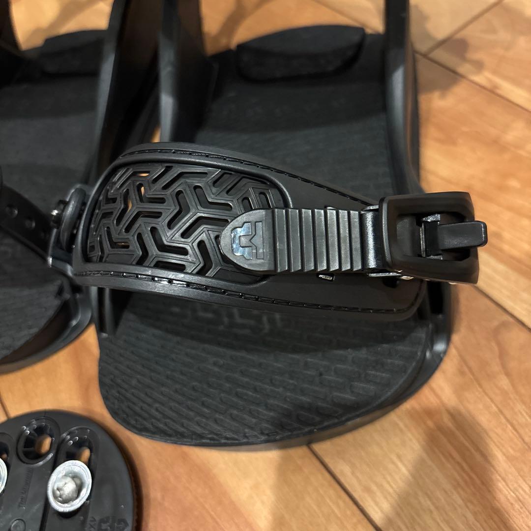 24-25 美品 UNION STR スノーボード バインディング ブラック L