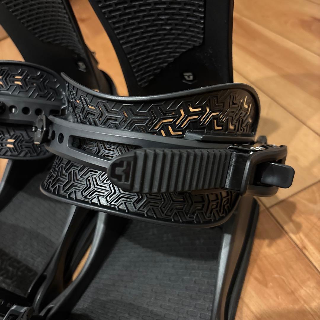 24-25 美品 UNION STR スノーボード バインディング ブラック L
