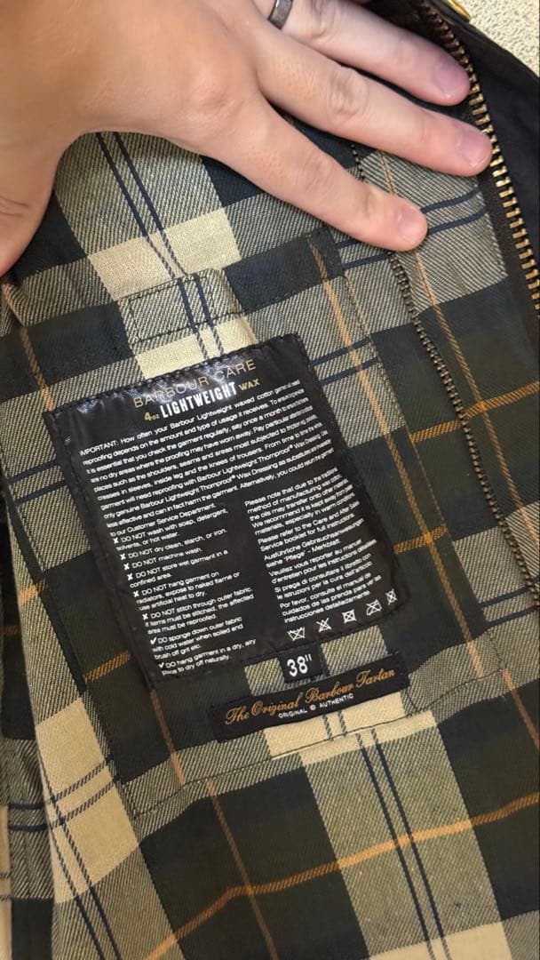 ゲジヒトBarbour Beaufort SOUTH SHIELDS 38