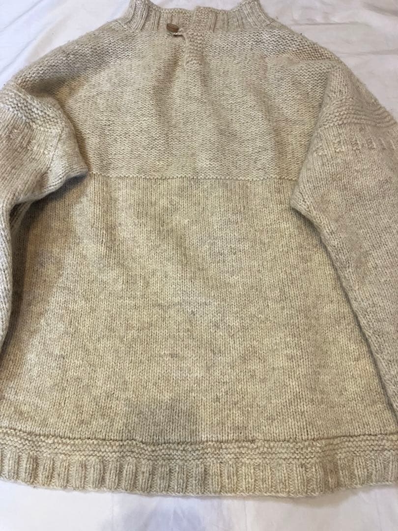 ⭐️希少　45rpm ノースマリンドライブ モックネックニット XL アイボリー