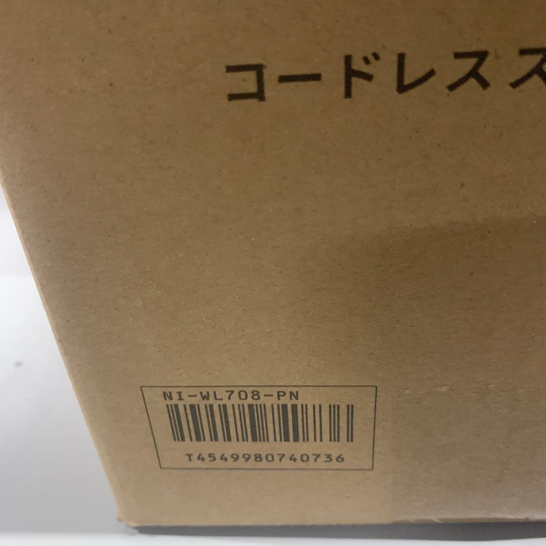 Panasonic コードレススチームアイロン　NI-WL708 ピンクゴールド