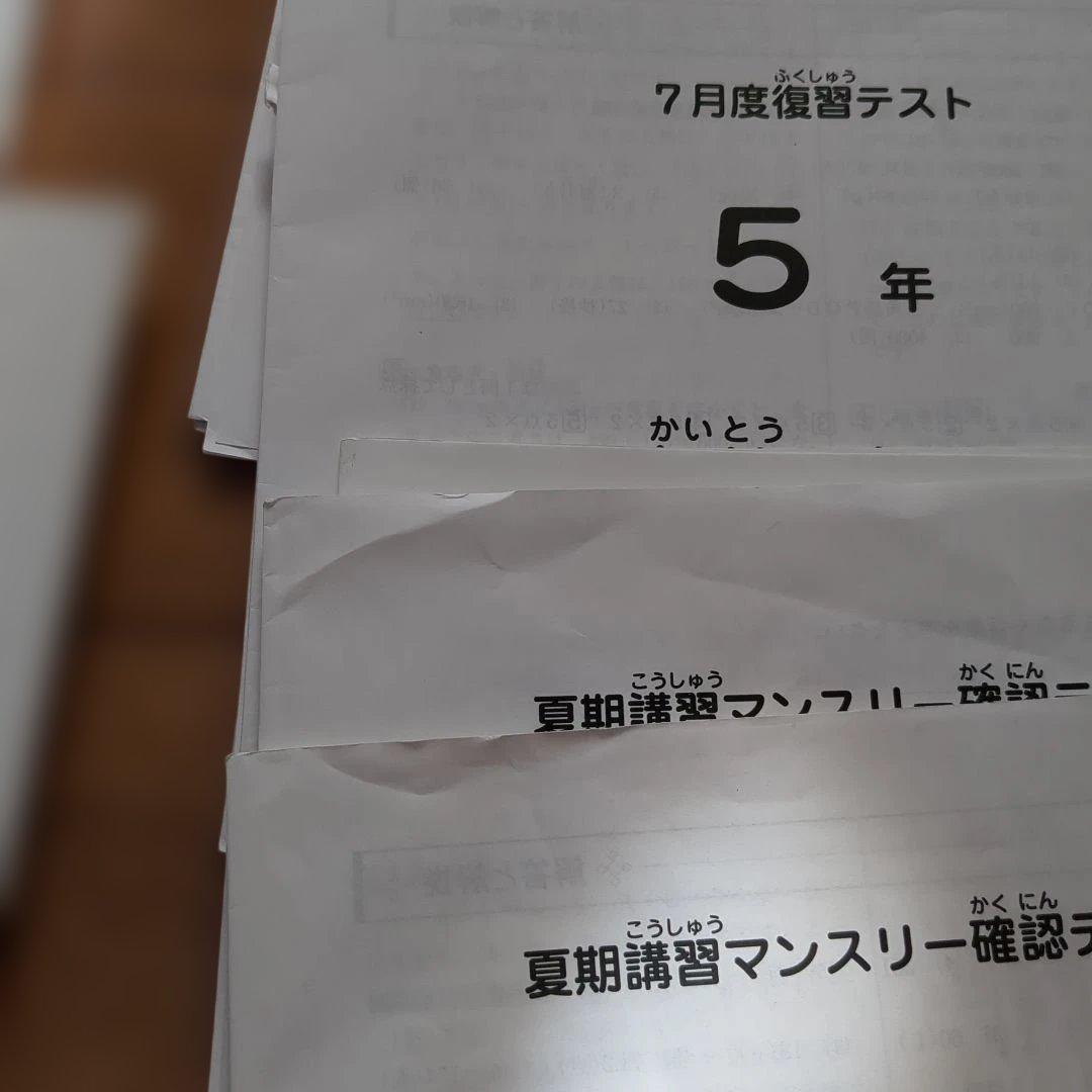 専用★良いもの掘り出し中様★SAPIX　5年　6年　マンスリーテスト 原本