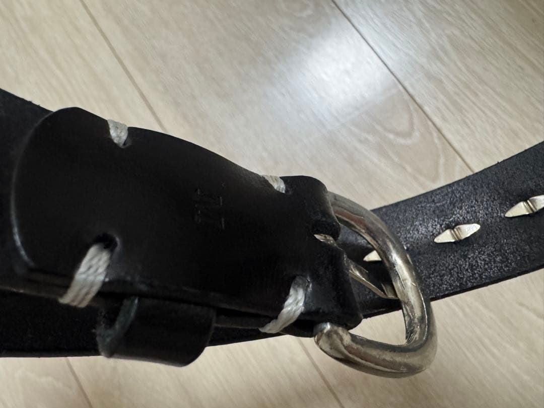 小物 DECi Bridle studs narrow belt M OVY