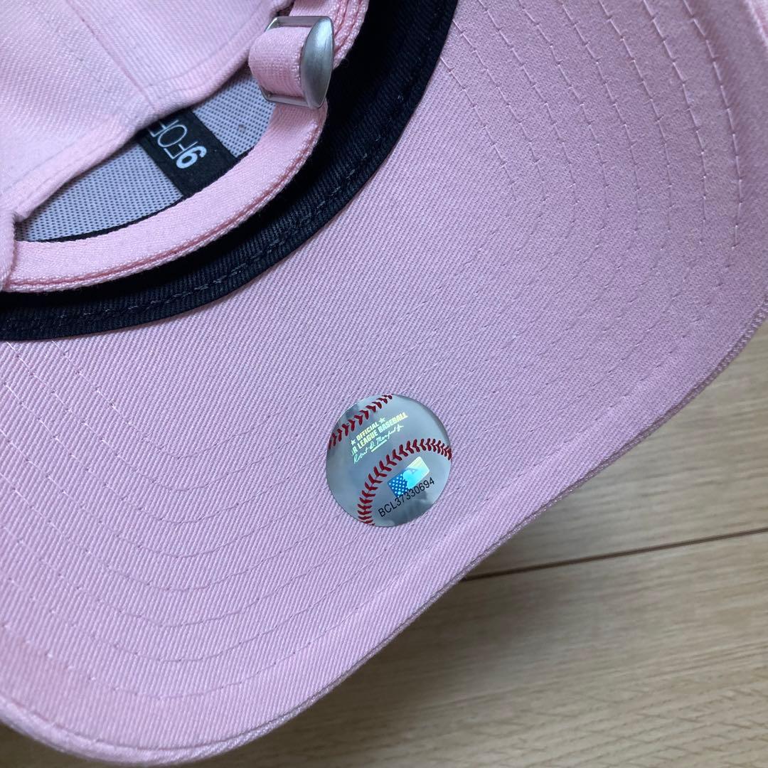newera 9FORTY ピンク ラインストーン ヤンキース キャップ 新品