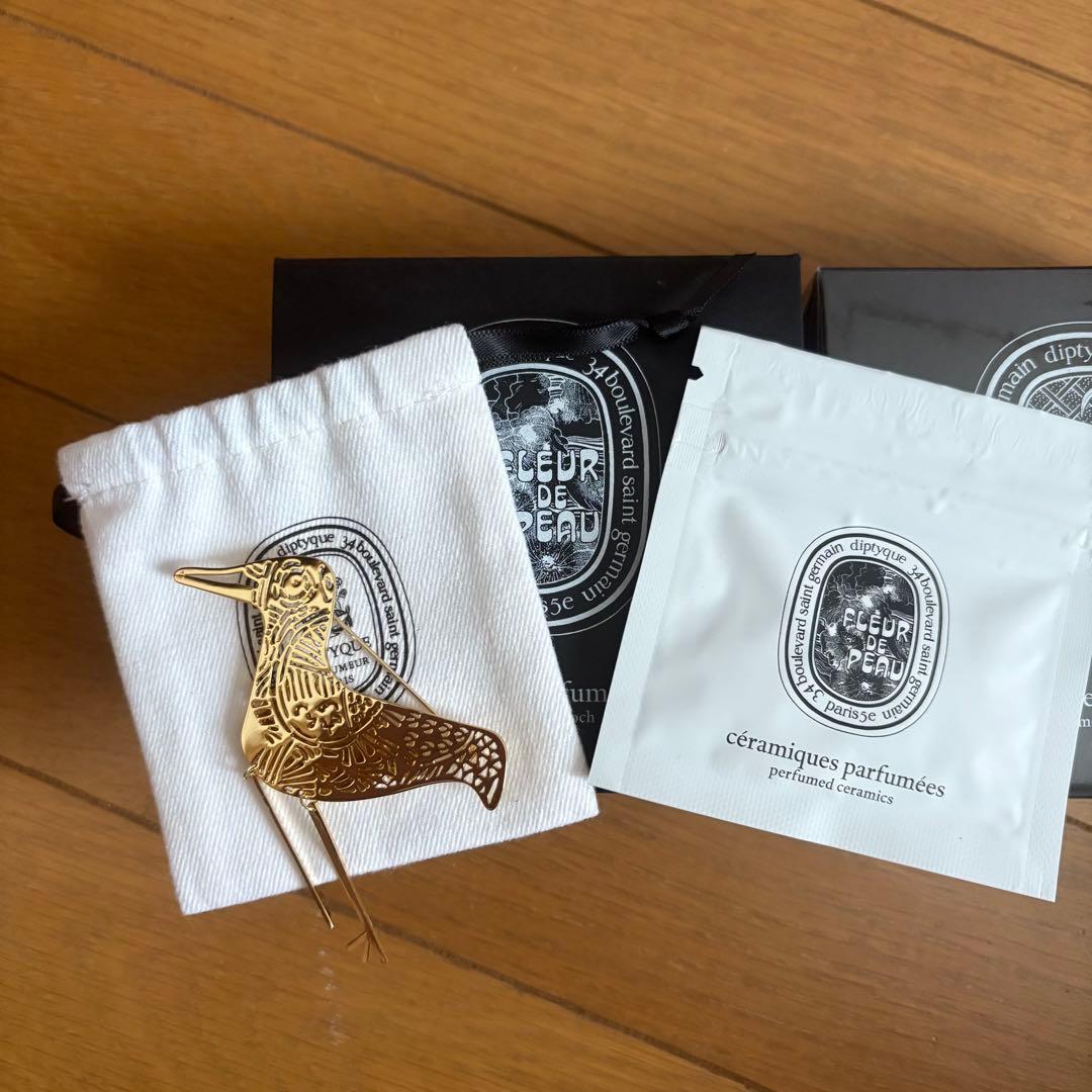Diptyque フレングランスブローチ&セラミック