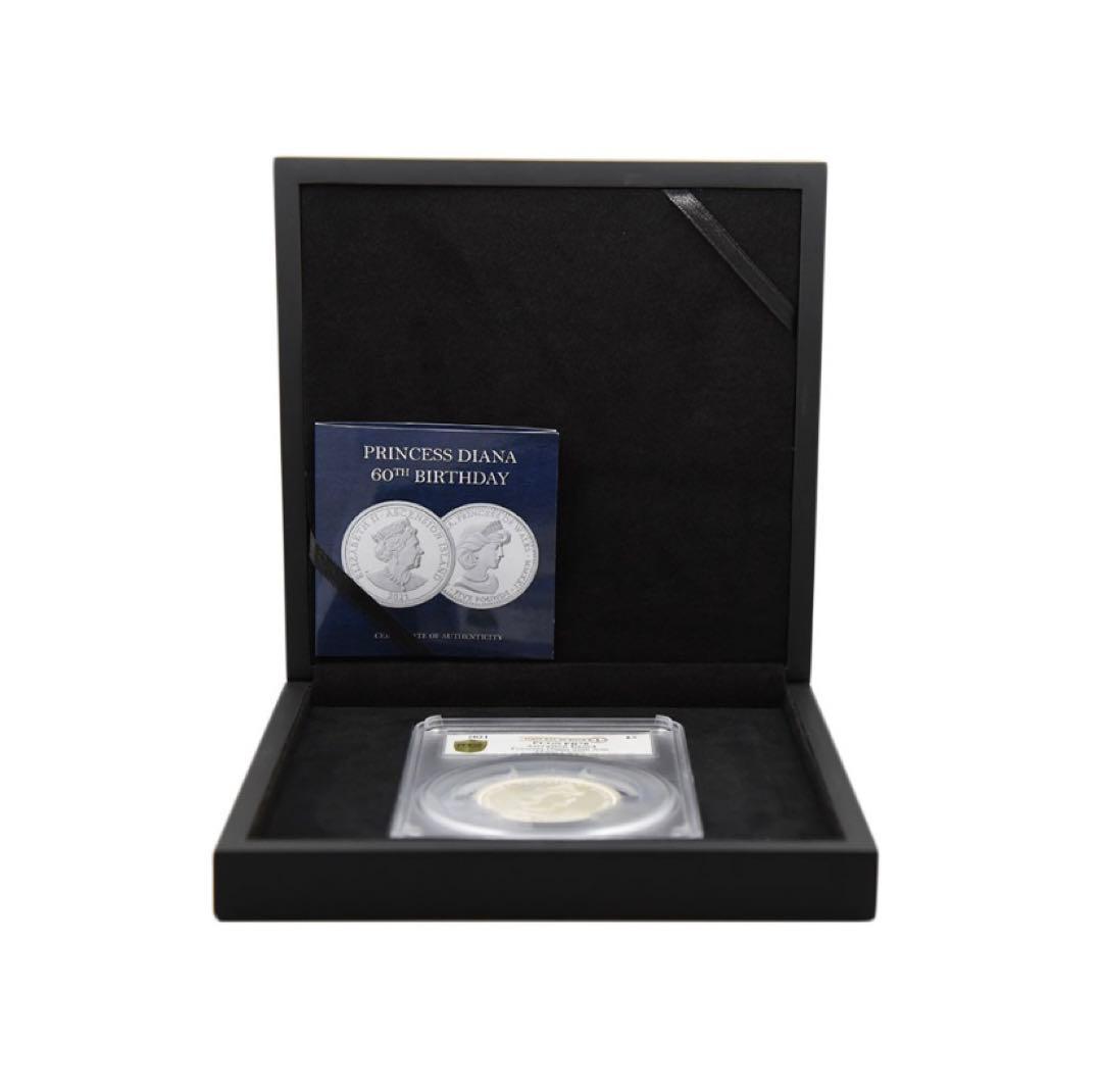 2021年 アセンション島 ダイアナ妃生誕60周年記念 銀貨 PCGS PR70