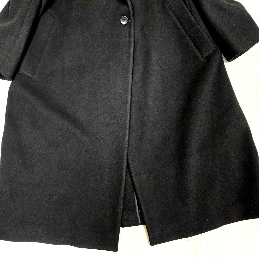 希少3XL 完売品 UNIQLO:C チェスターコート マキシ丈 ロングコート黒