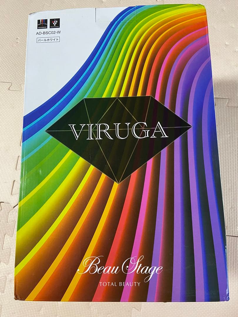 VIRUGA レッド色　LED 照射　美顔器　照射パネル　シャープ