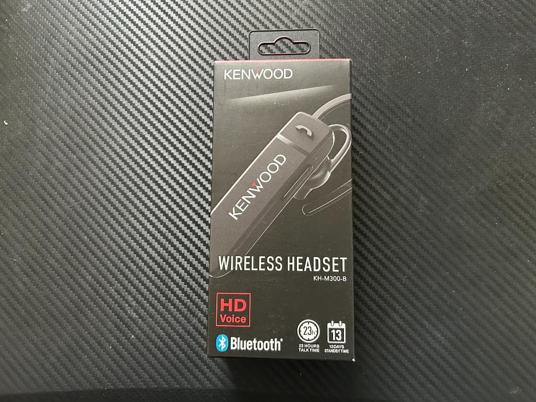 KENWOOD KH-M300-B 片耳ヘッドセット ブラック