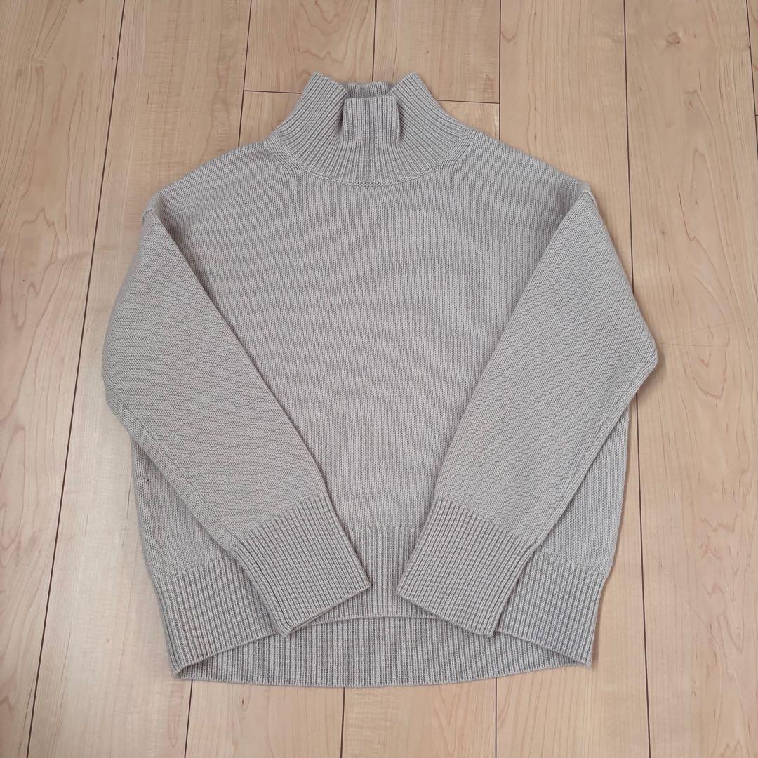完売　23区　カシミヤブレンドバルキーニット　カシミヤ混　サイズ38
