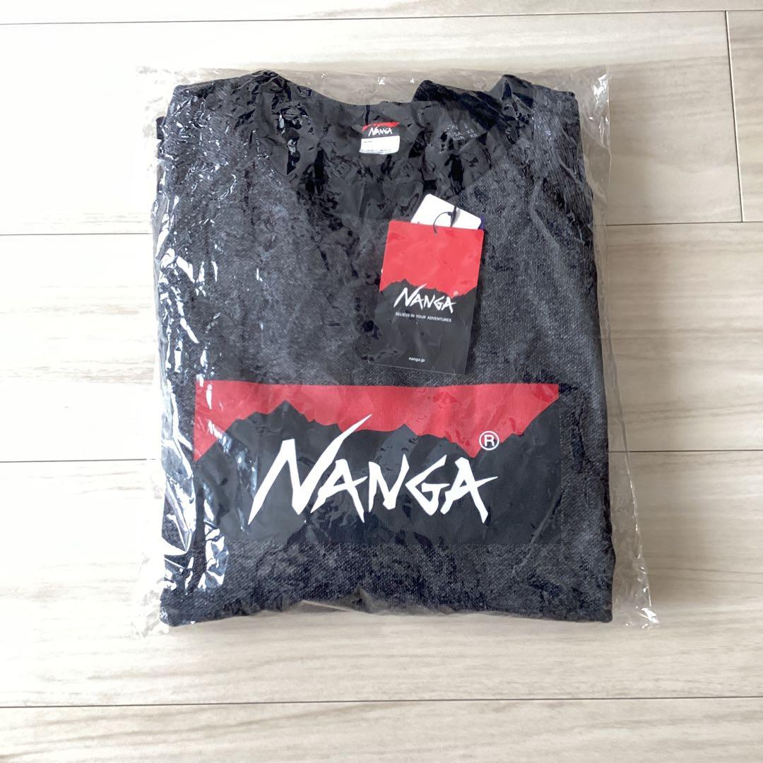 ナンガ　NANGA ECO HYBRID BOX LOGO SWEATSHIRT