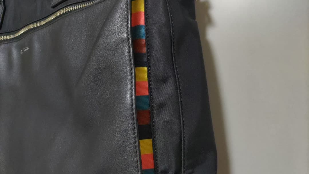 ★美品★ポールスミス ビジネス ブリーフ 2way レザー ブラック