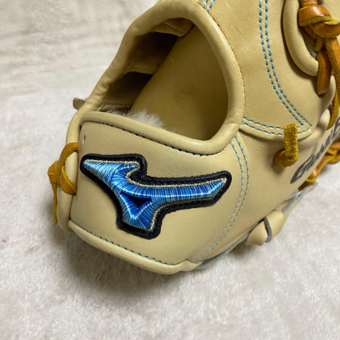 ミズノ　グローバルエリート　ダイバーシティブルー　硬式　グローブ　耕作印