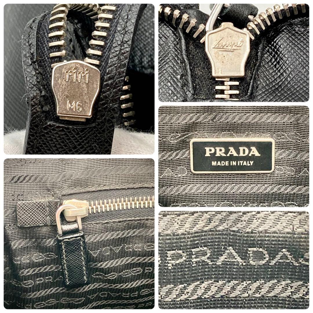 m✨PRADA VR0023 ビジネスバッグ サフィアーノレザー 三角ロゴ