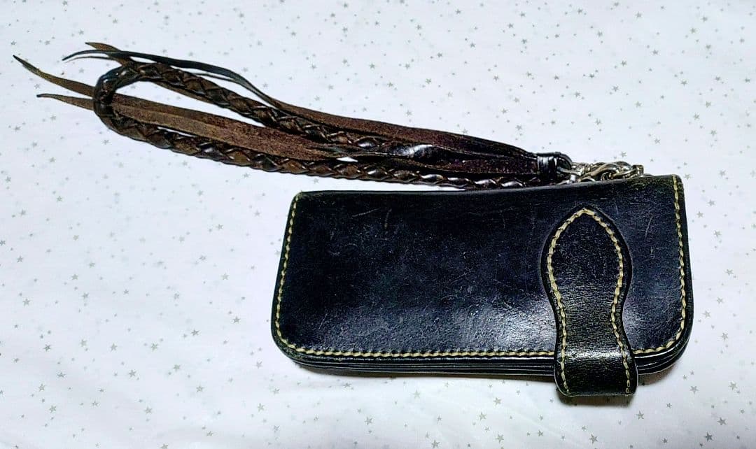 ☆SAAD サード 長財布 本革サドルレザーカスタムロングウォレット＆ロープ