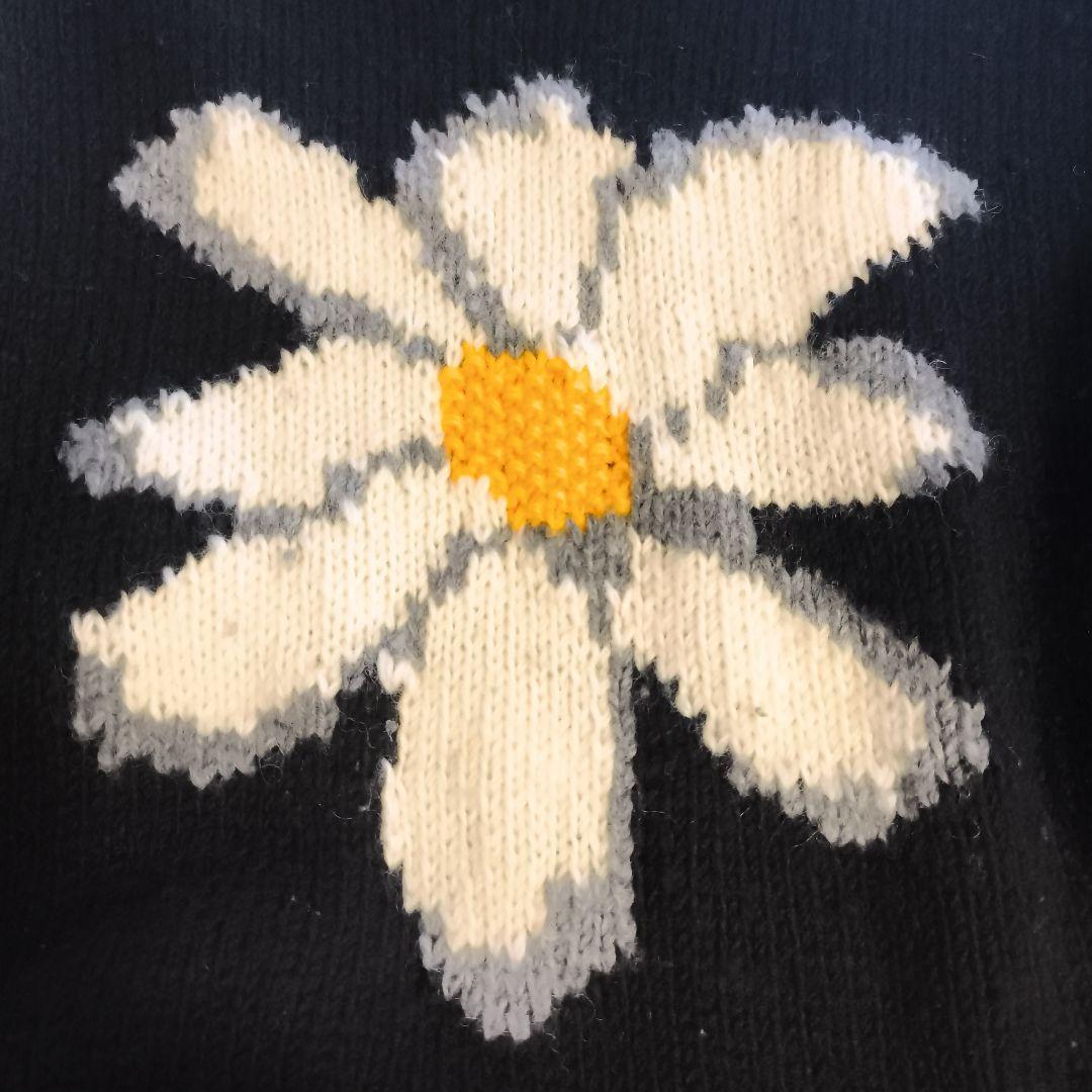 【美品】 マクマホンニッティングミルズ ロールニット 花柄