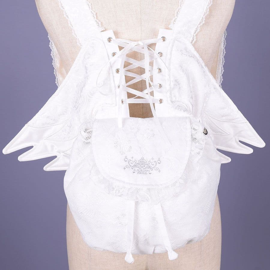 新品 h.NAOTO Angel Wing Backpack / WH