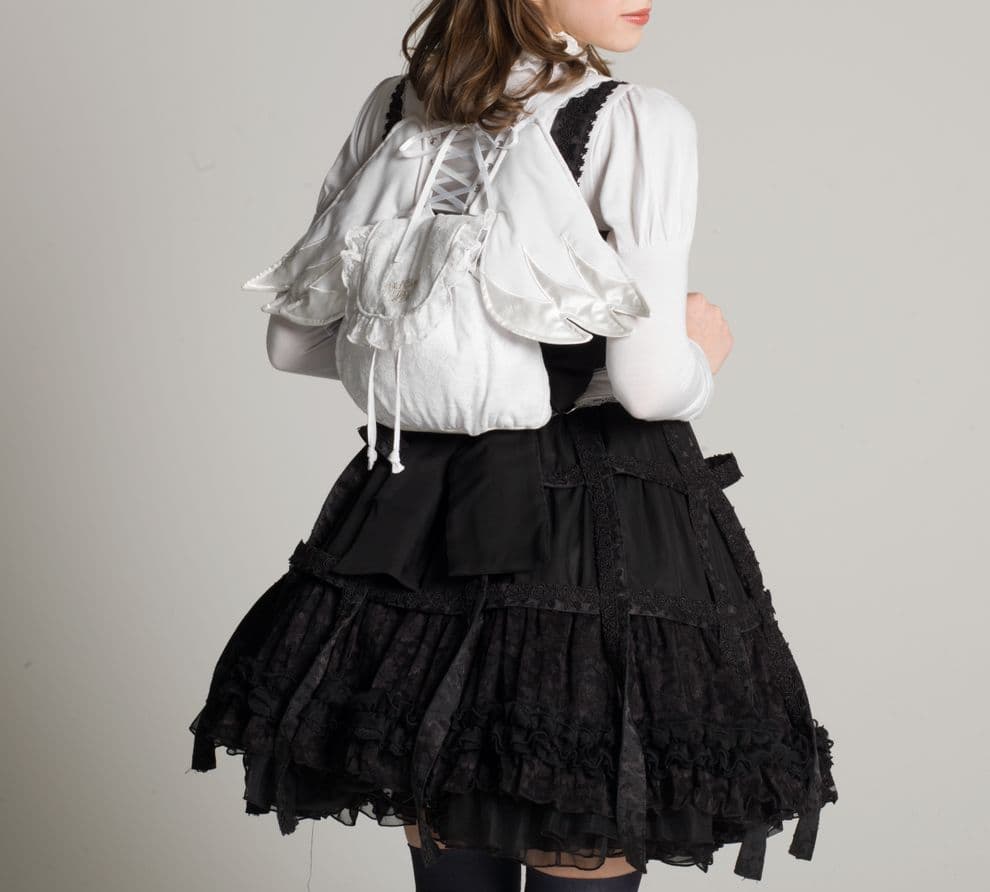 新品 h.NAOTO Angel Wing Backpack / WH