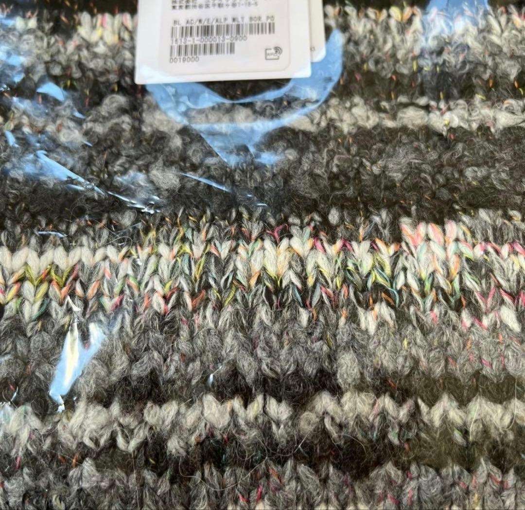 ビューティーアンドユース マルチボーダーニットプルオーバー 新品未使用