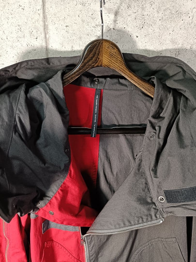 nude:masahiko maruyama モッズコート 赤＆チャコールグレー