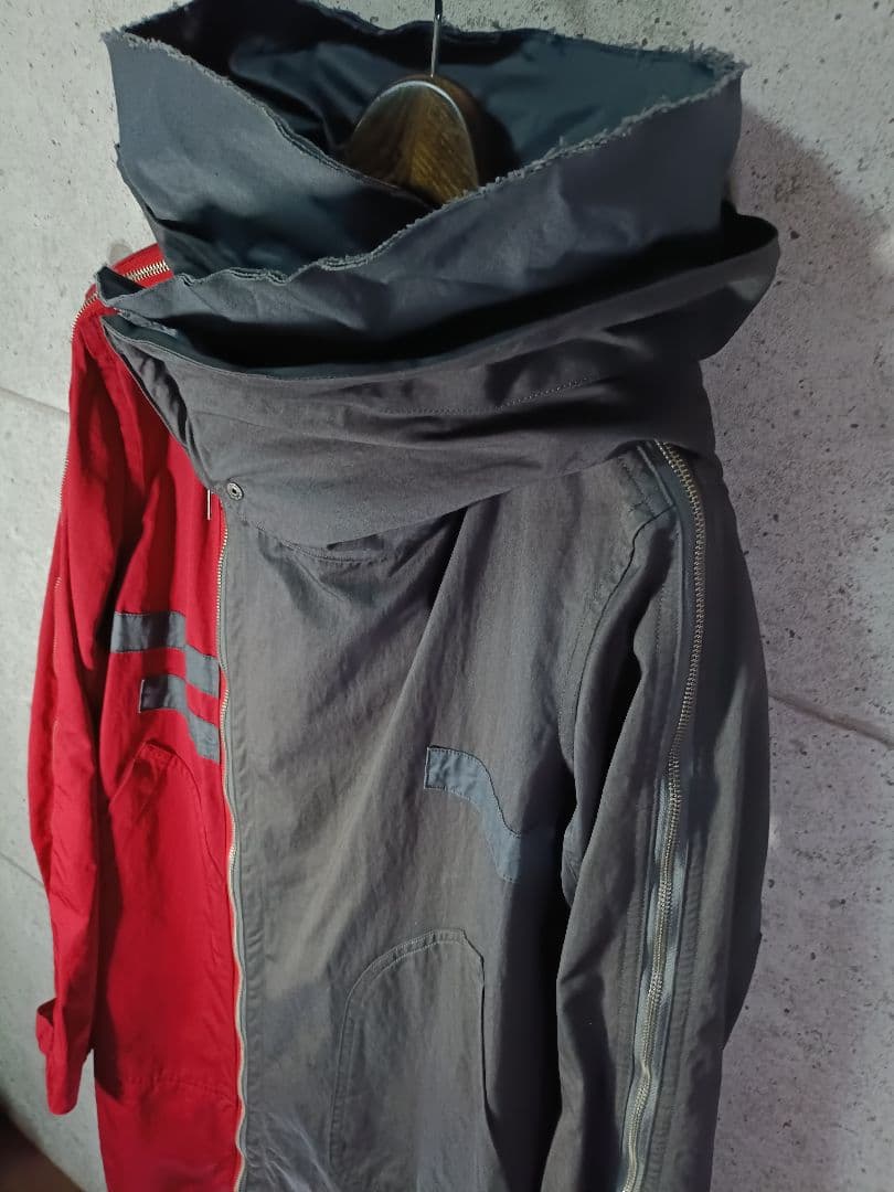 nude:masahiko maruyama モッズコート 赤＆チャコールグレー