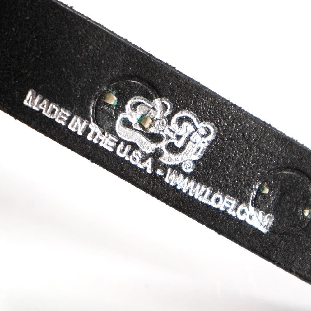 新品 Lo-Fi ローファイ LA発/USA製 スタッズナローレザーベルト30