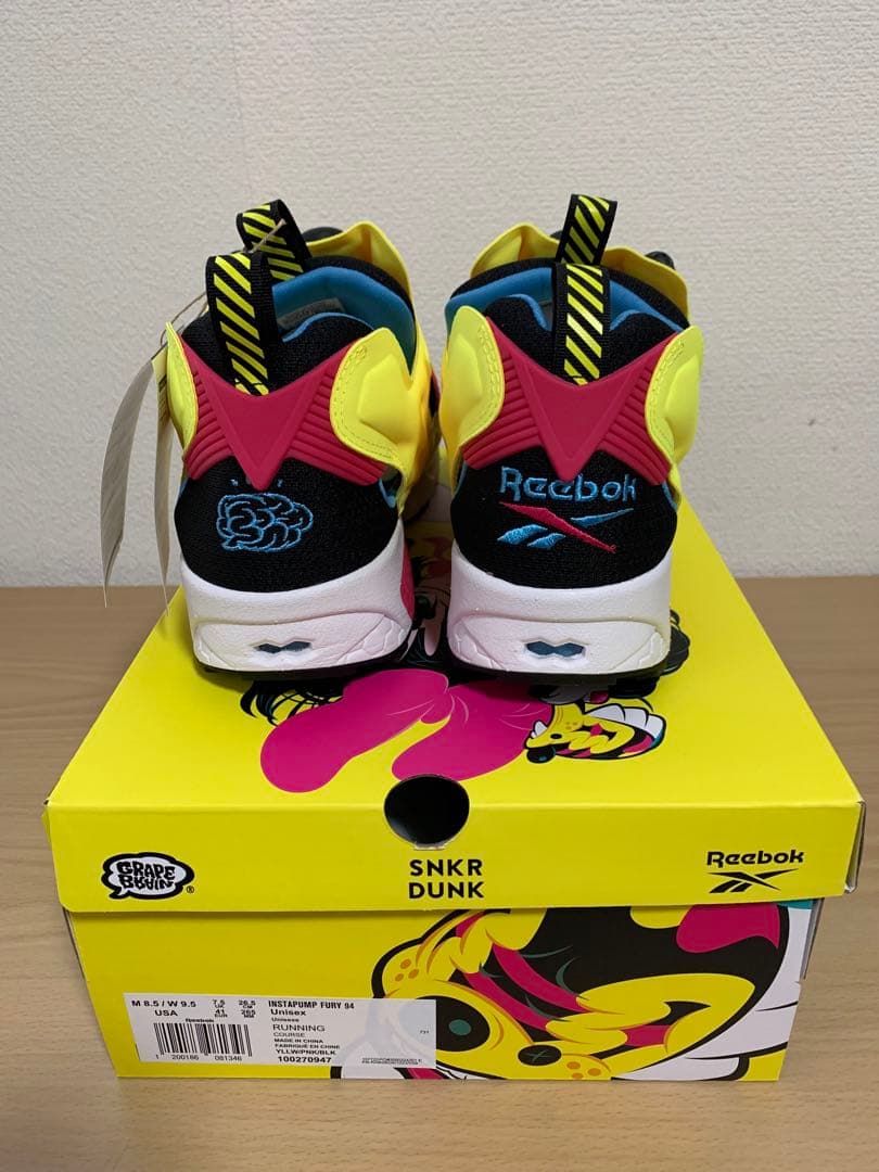 【26.5㎝】Reebok ポンプフューリー GRAPE BRAIN ソフビなし