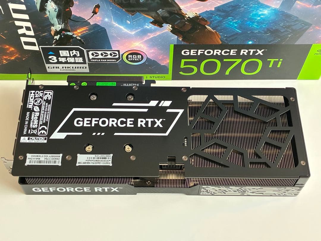 玄人志向 NVIDIA GeForce RTX5070Ti 新品同様