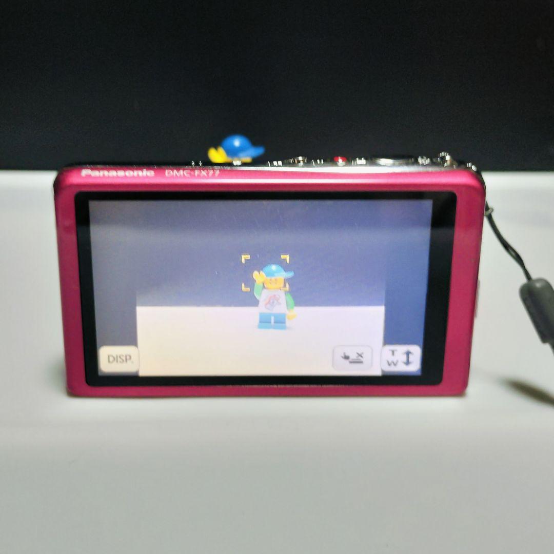 【美品】 PANASONIC LUMIX DMC-FX77 ピンク デジカメ