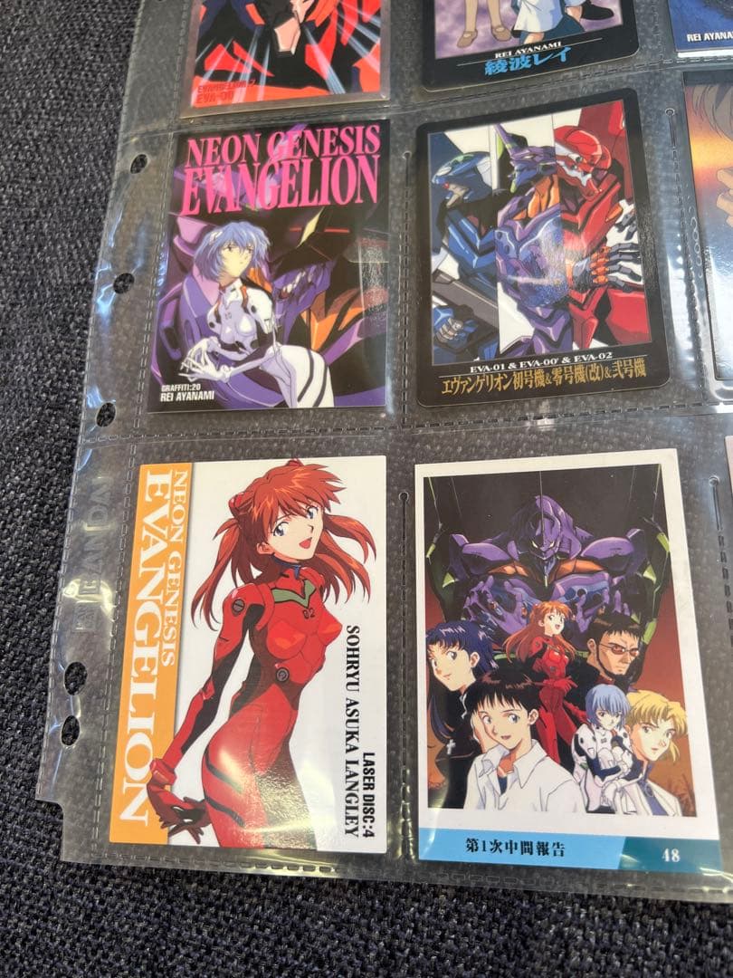 エヴァンゲリオン トレカ シンジ レイ アスカ 初期トレーディングカード　グッズ