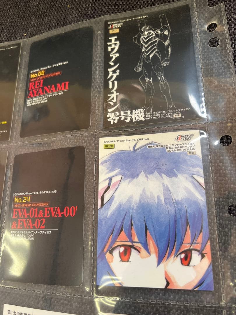 エヴァンゲリオン トレカ シンジ レイ アスカ 初期トレーディングカード　グッズ