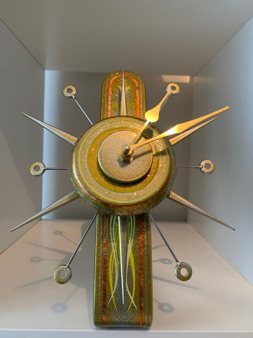 ムーンアイズ HOTRODCustomShow 2022 ピンストライプ 置時計