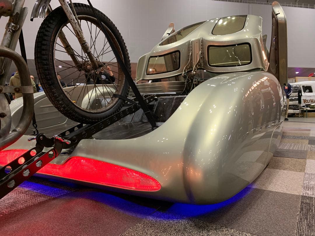 ムーンアイズ HOTRODCustomShow 2022 ピンストライプ 置時計