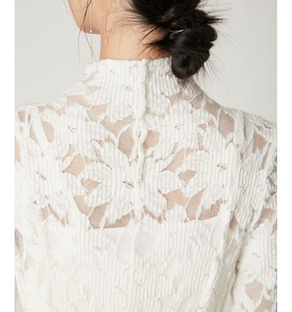 FRAY I.D フラワーストレッチレースワンピース