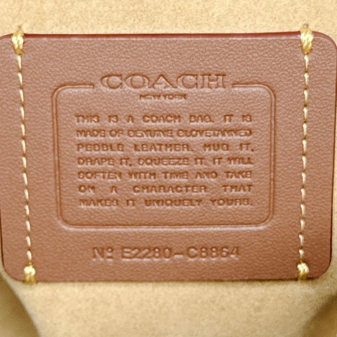 【近年モデル】COACH ルビーサッチェル　2wayバッグ　ブラック　レザー