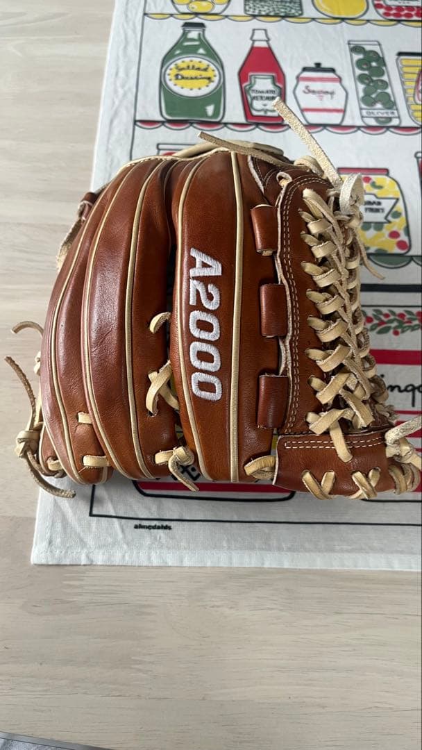 Wilson A2000 硬式グローブ 左利き用　ブラウン