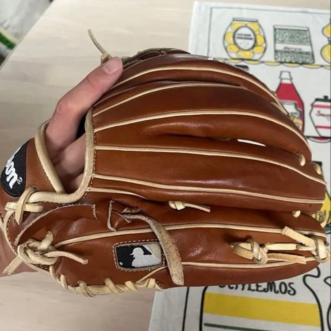 Wilson A2000 硬式グローブ 左利き用　ブラウン