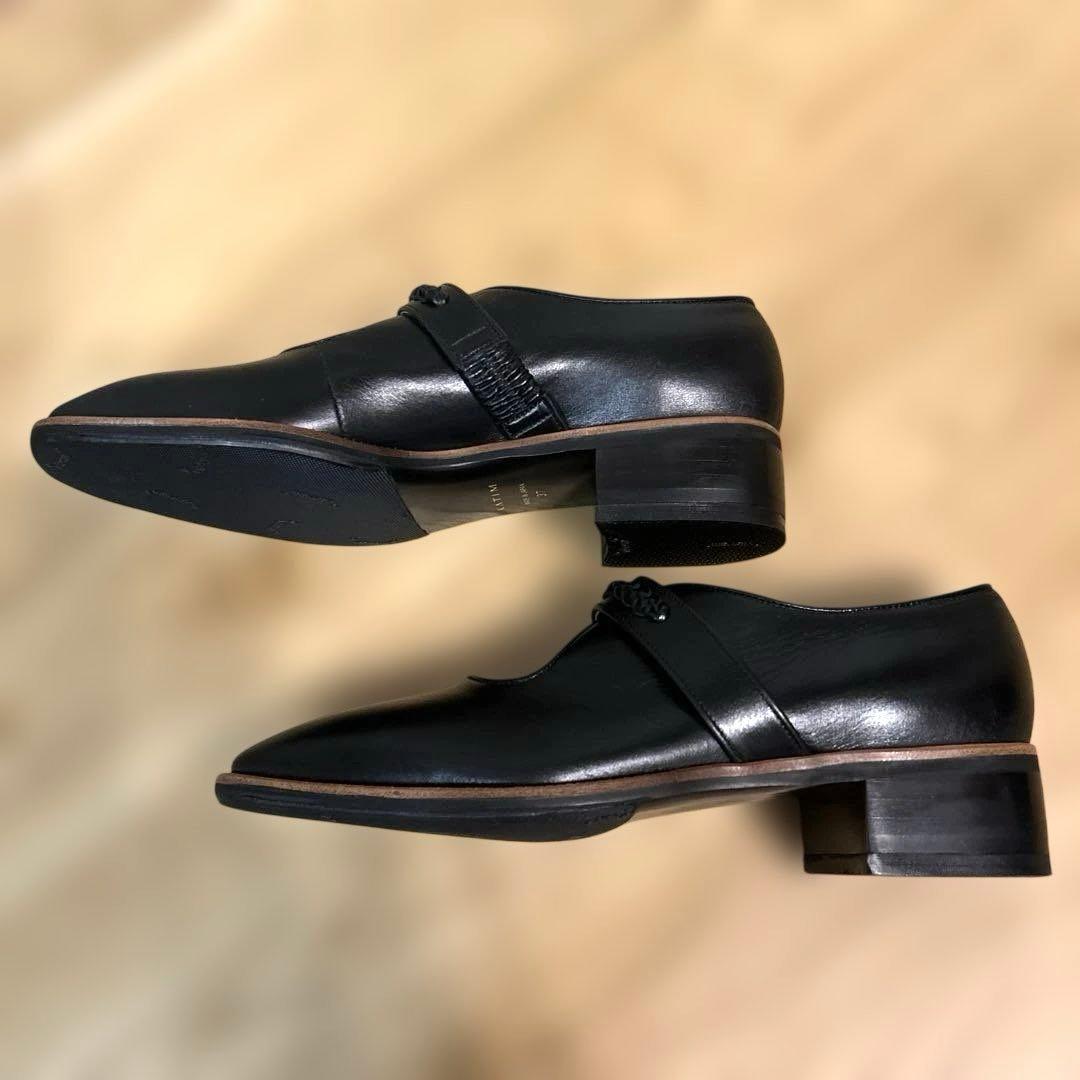 KATIM メリージェンタイプ ローファー パンプス ブラック 37 極備品