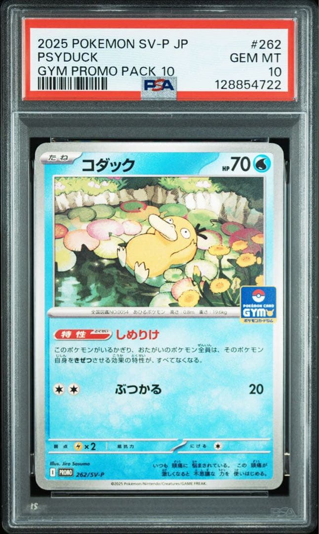 【PSA10】 コダック ジムプロモ しめりけ sy-p 6連番 psyduck