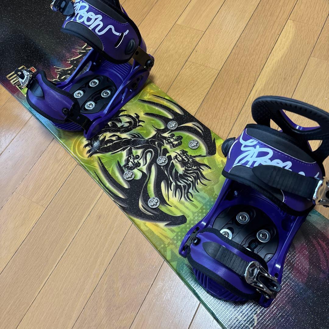 子供用スノーボード3点セット　SPOON 120cm