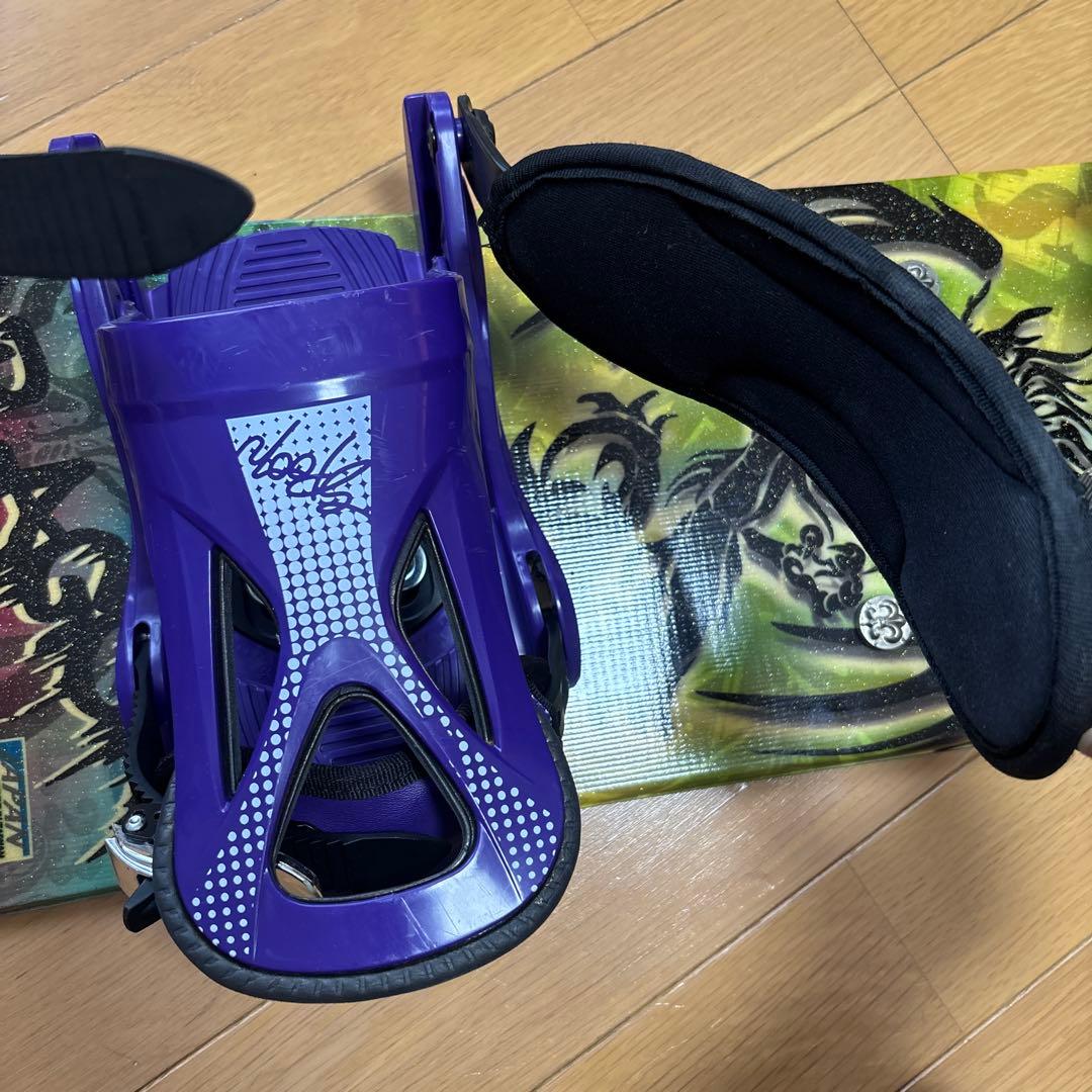 子供用スノーボード3点セット　SPOON 120cm